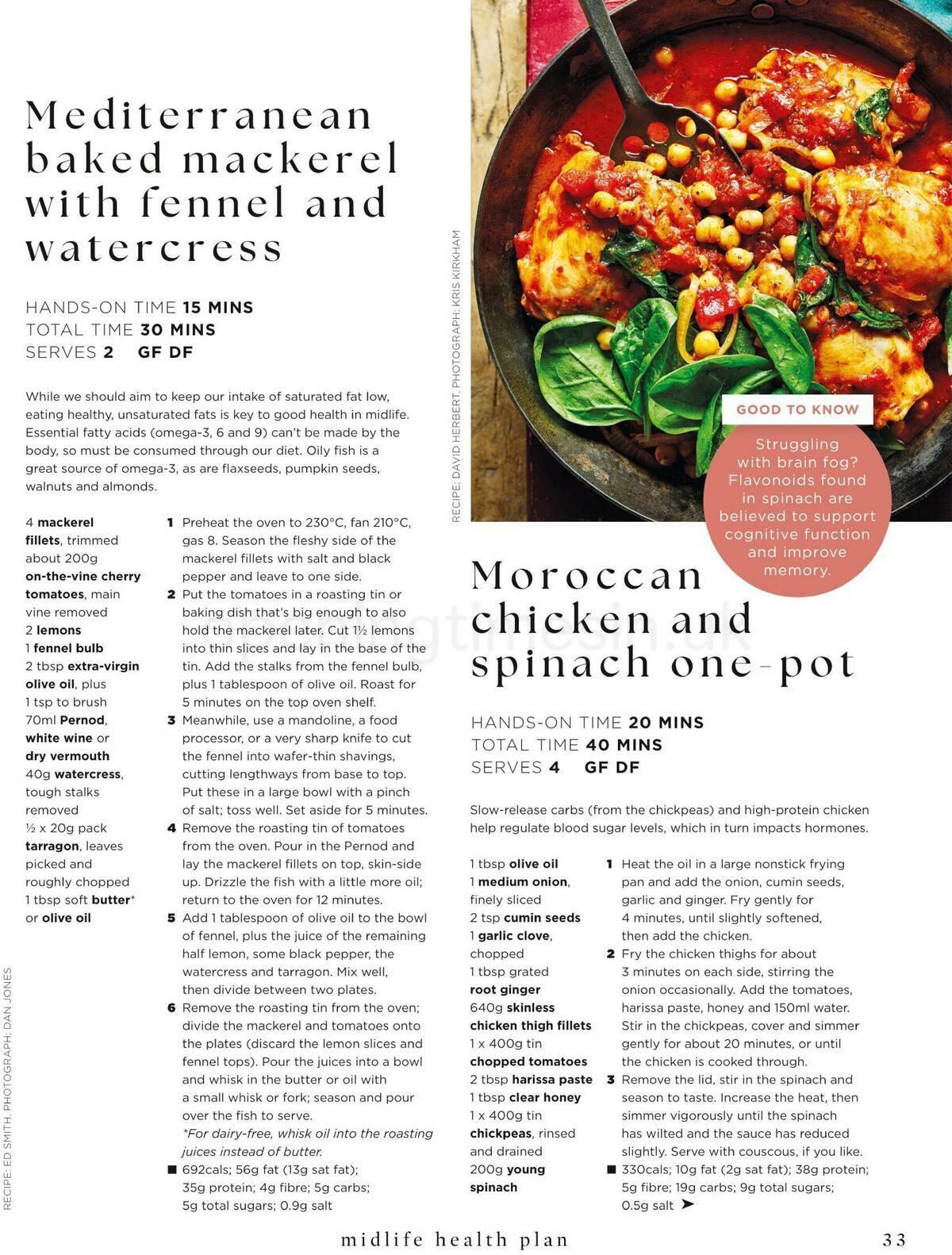 Sainsbury's Magazine – 28 Day Midlife Health Plan Offers from 20 May