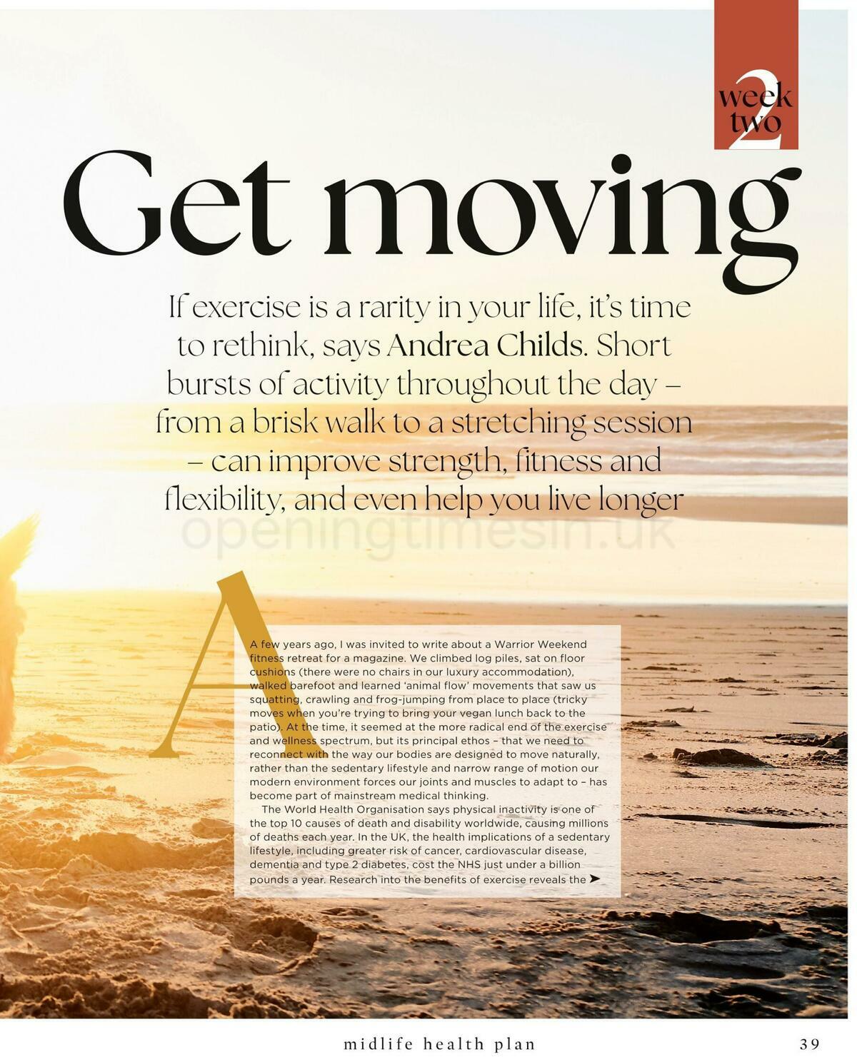 Sainsbury's Magazine – 28 Day Midlife Health Plan Offers from 20 May