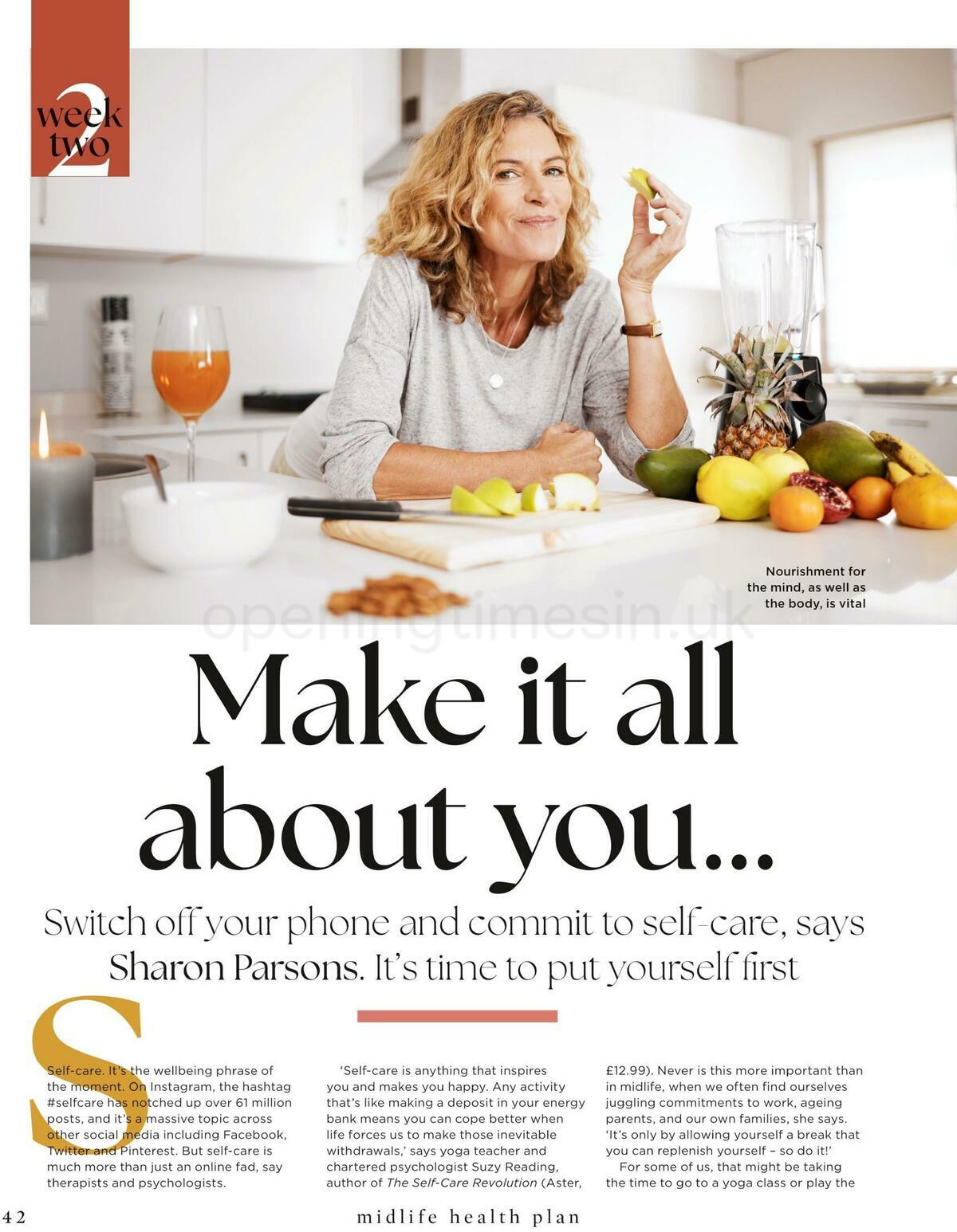 Sainsbury's Magazine – 28 Day Midlife Health Plan Offers from 20 May