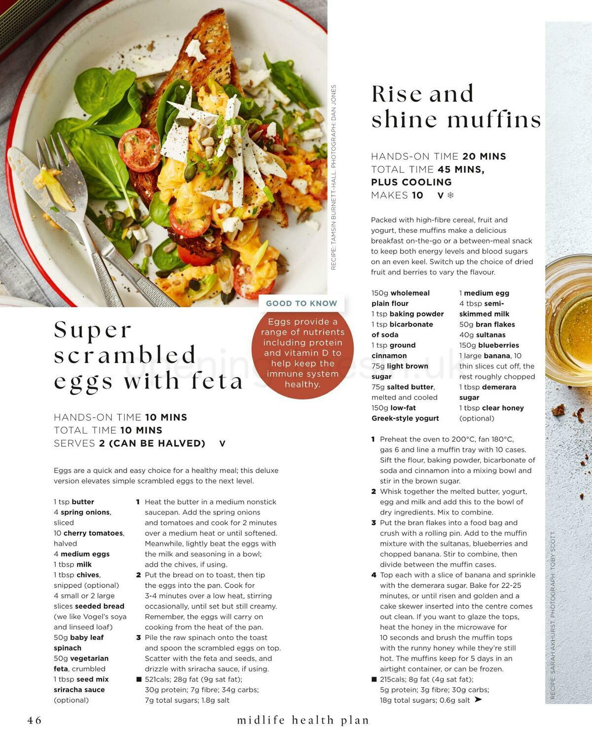 Sainsbury's Magazine – 28 Day Midlife Health Plan Offers from 20 May