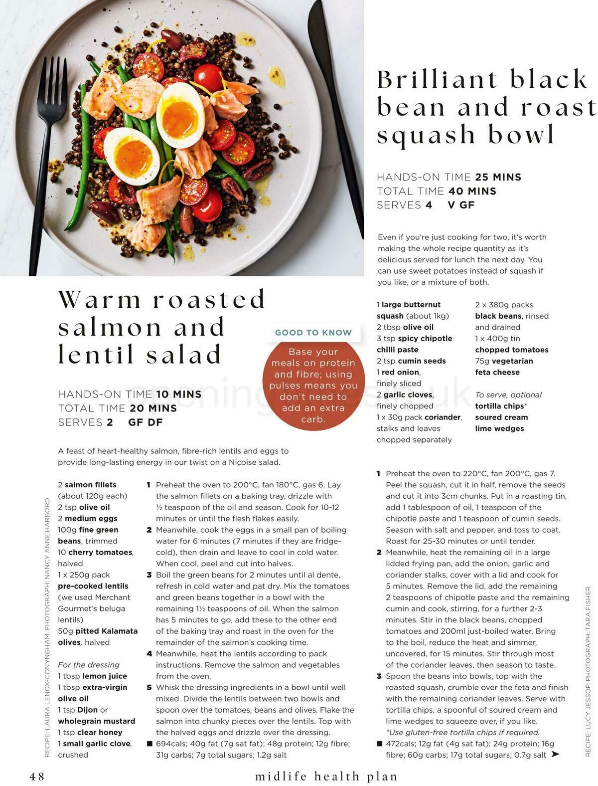 Sainsbury's Magazine – 28 Day Midlife Health Plan Offers from 20 May