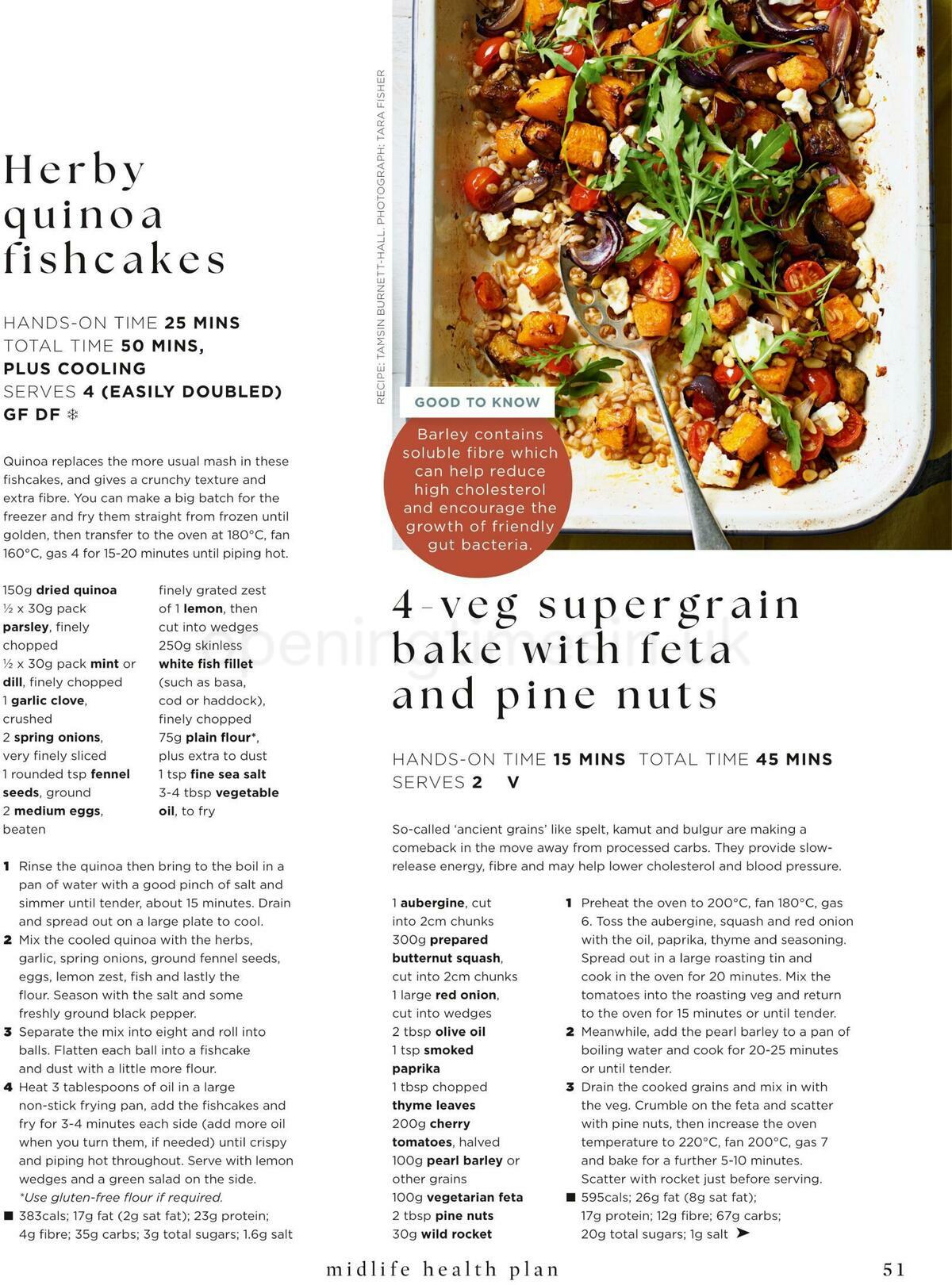 Sainsbury's Magazine – 28 Day Midlife Health Plan Offers from 20 May