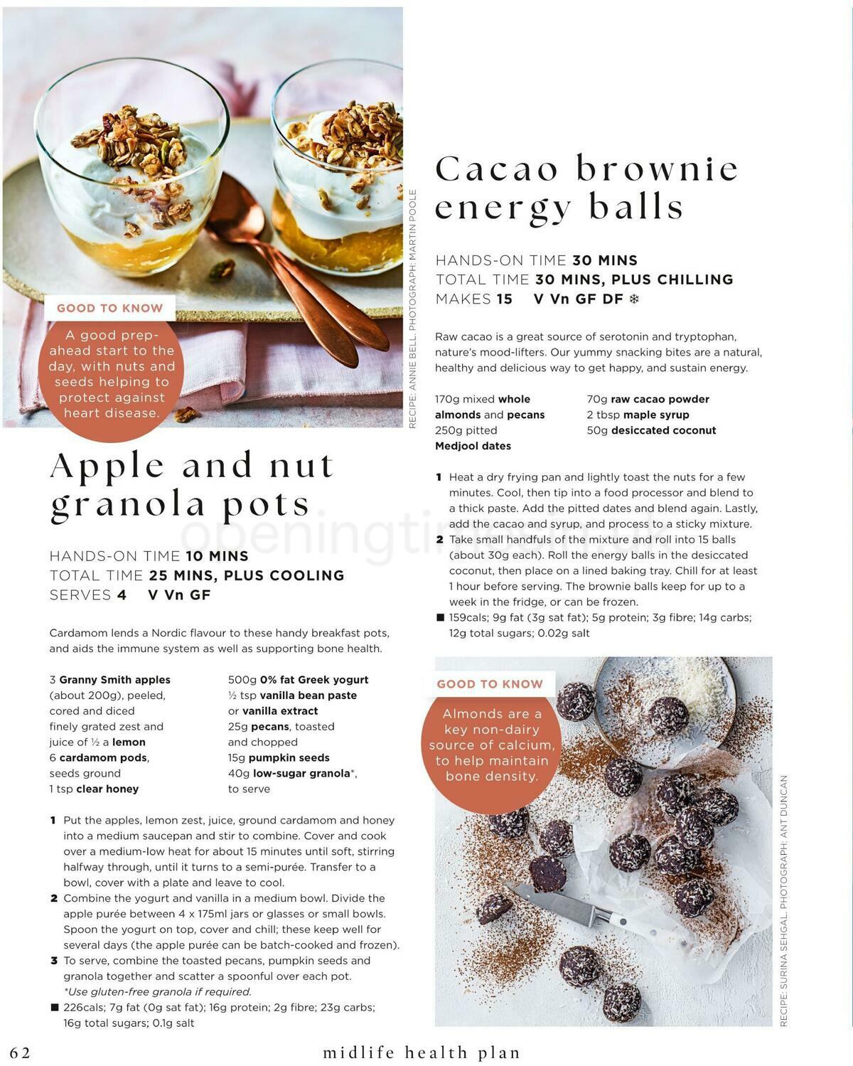 Sainsbury's Magazine – 28 Day Midlife Health Plan Offers from 20 May