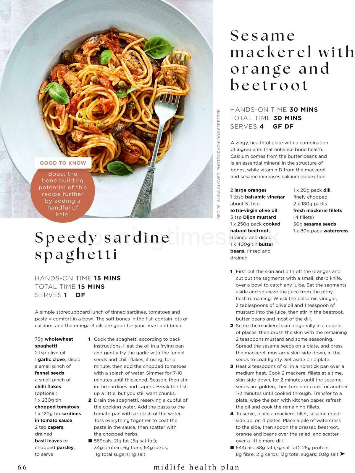 Sainsbury's Magazine – 28 Day Midlife Health Plan Offers from 20 May