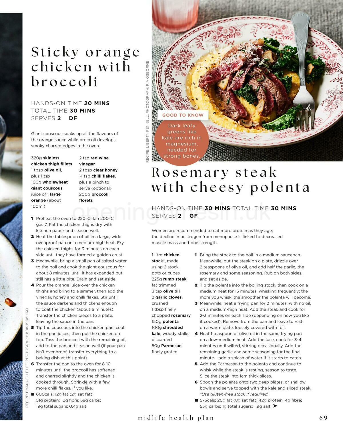 Sainsbury's Magazine – 28 Day Midlife Health Plan Offers from 20 May