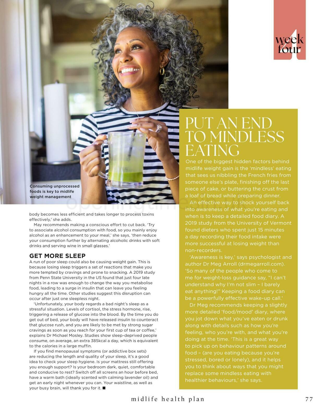 Sainsbury's Magazine – 28 Day Midlife Health Plan Offers from 20 May