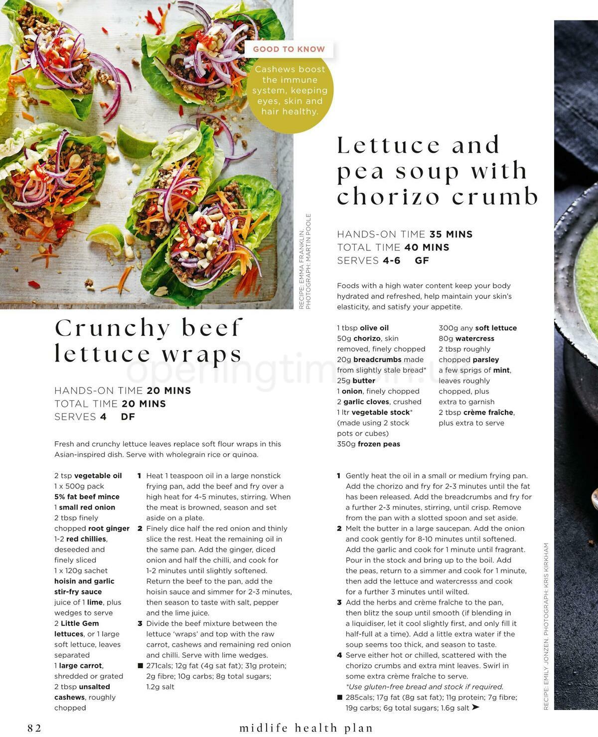 Sainsbury's Magazine – 28 Day Midlife Health Plan Offers from 20 May