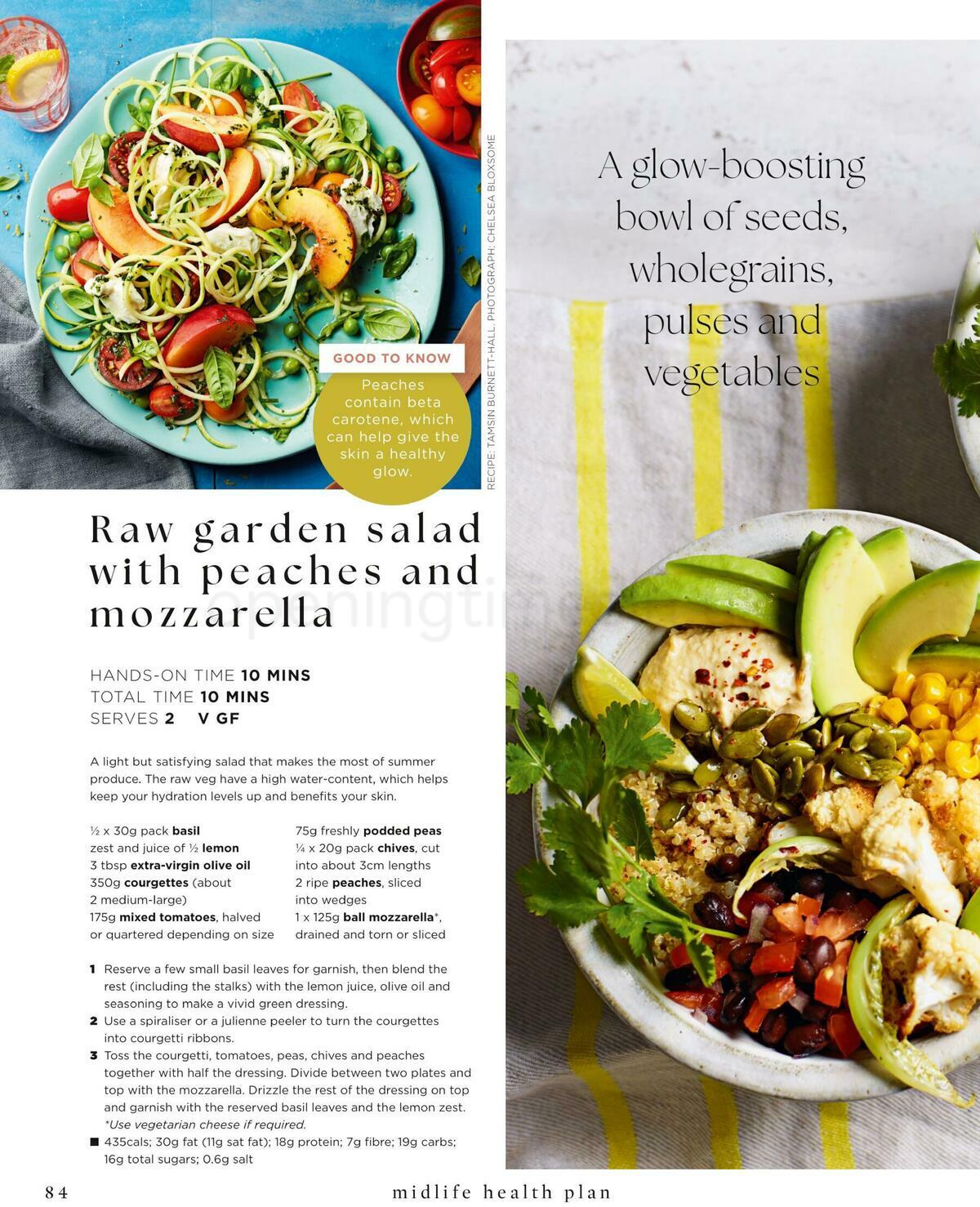 Sainsbury's Magazine – 28 Day Midlife Health Plan Offers from 20 May