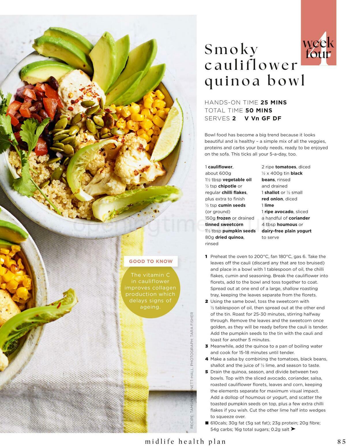 Sainsbury's Magazine – 28 Day Midlife Health Plan Offers from 20 May