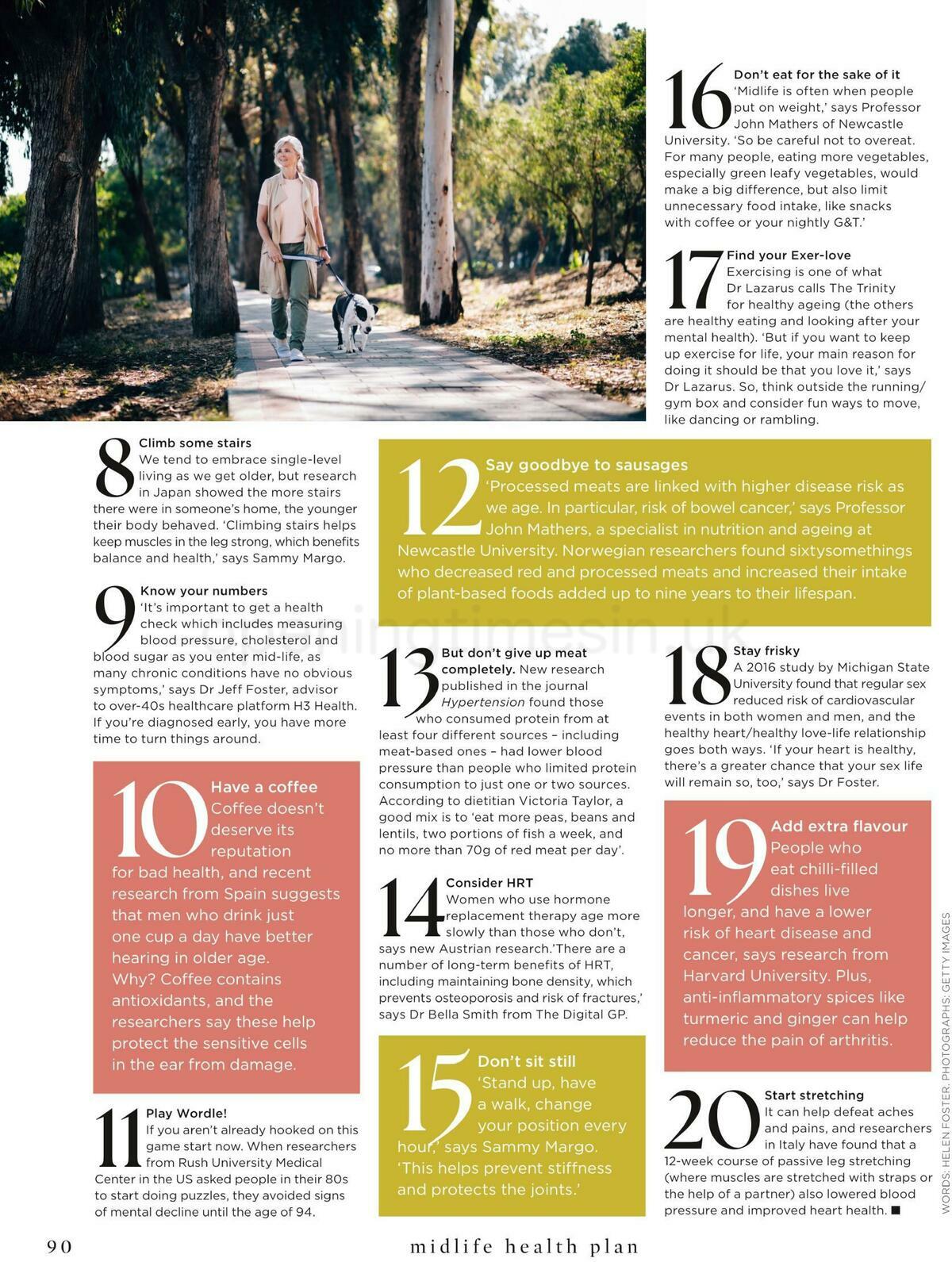 Sainsbury's Magazine – 28 Day Midlife Health Plan Offers from 20 May