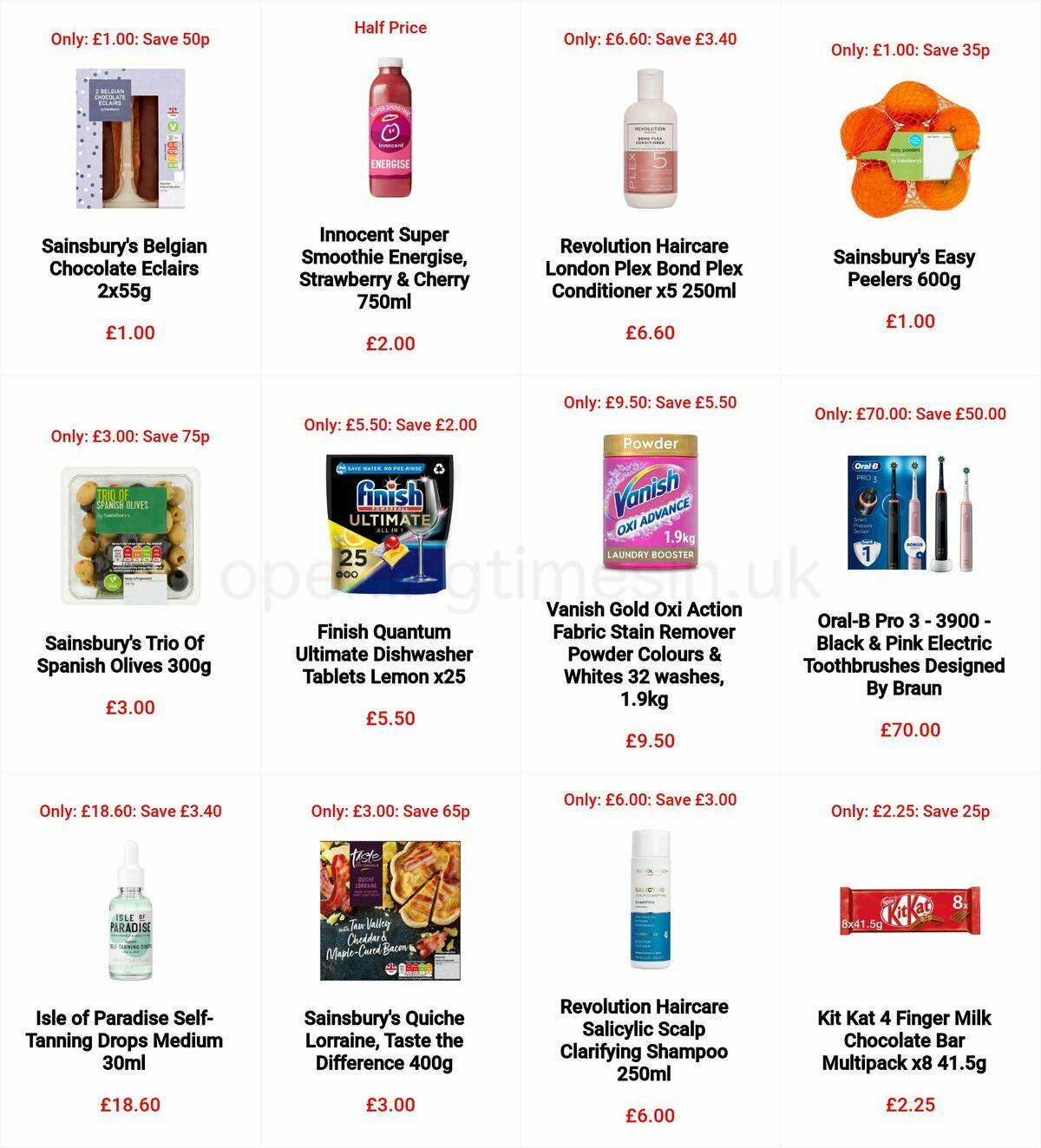 Sainsbury's Offers from 29 July