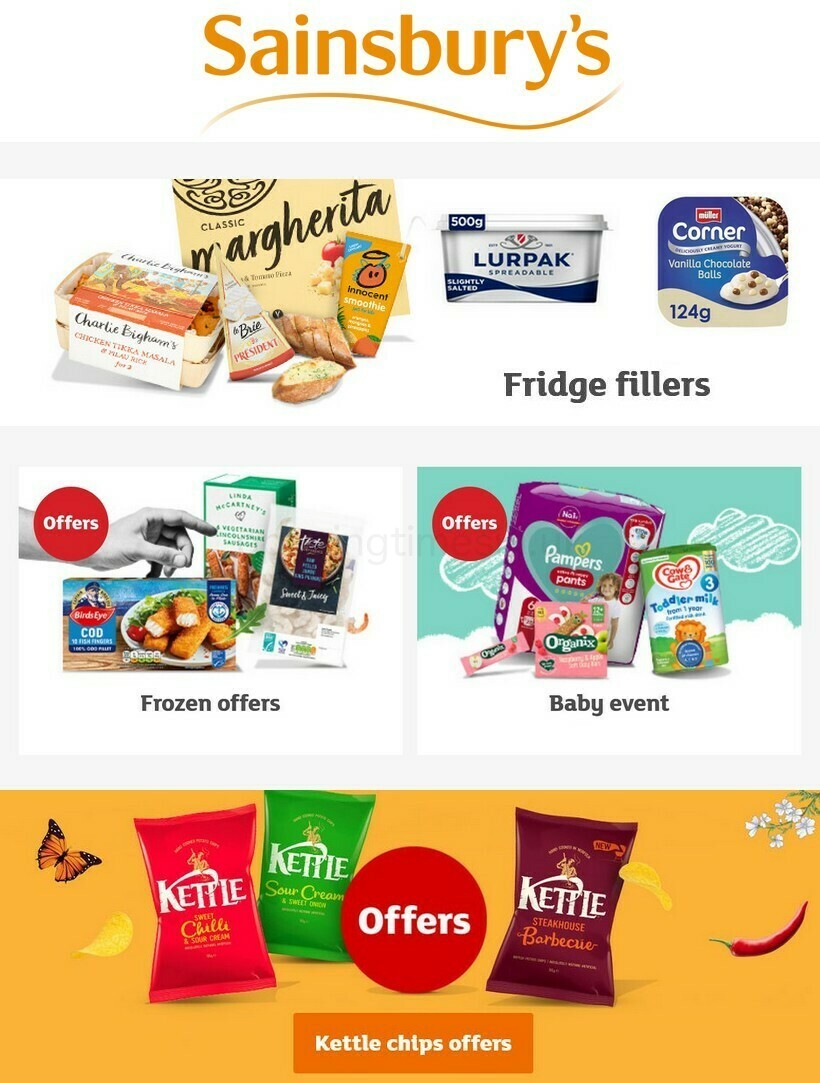 Sainsbury's Offers from 12 August