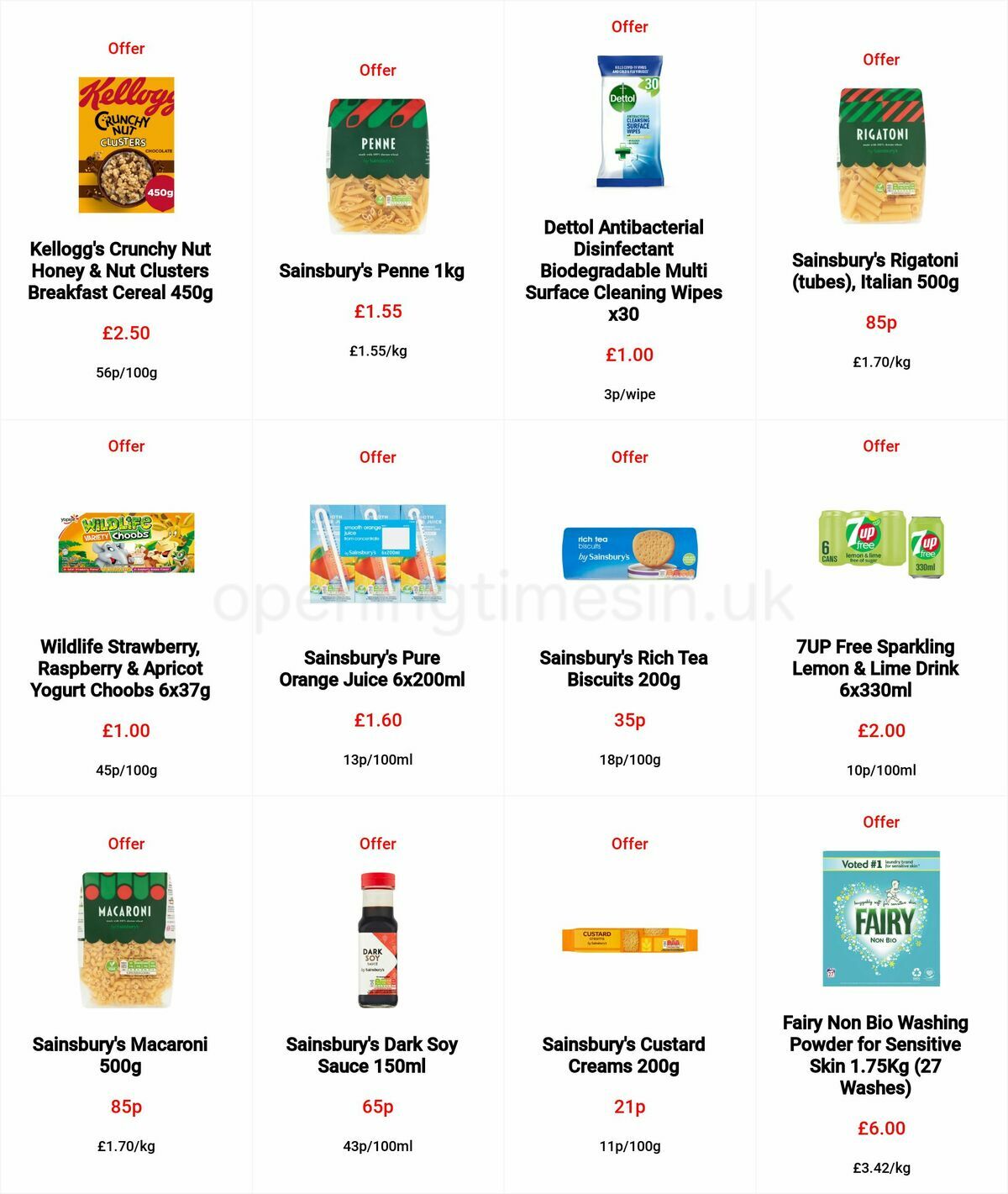 Sainsbury's Offers from 31 August