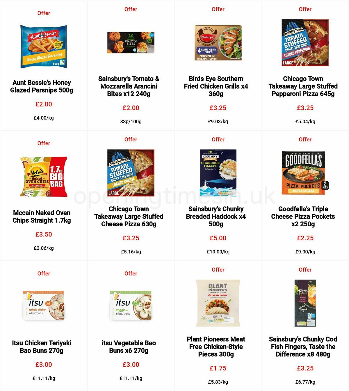 Sainsbury's Offers from 28 October