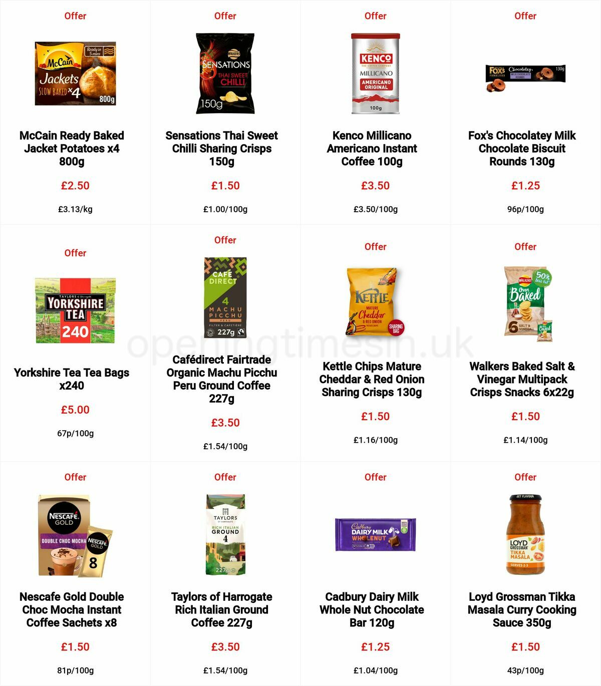 Sainsbury's Offers from 4 November