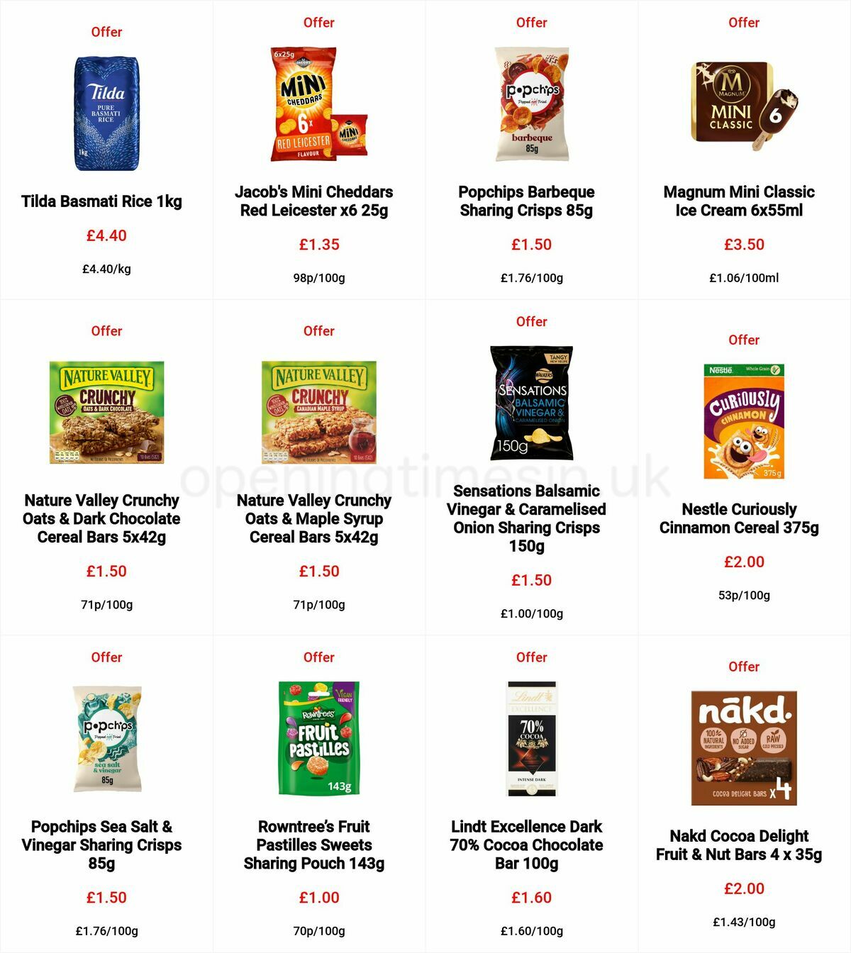 Sainsbury's Offers from 4 November