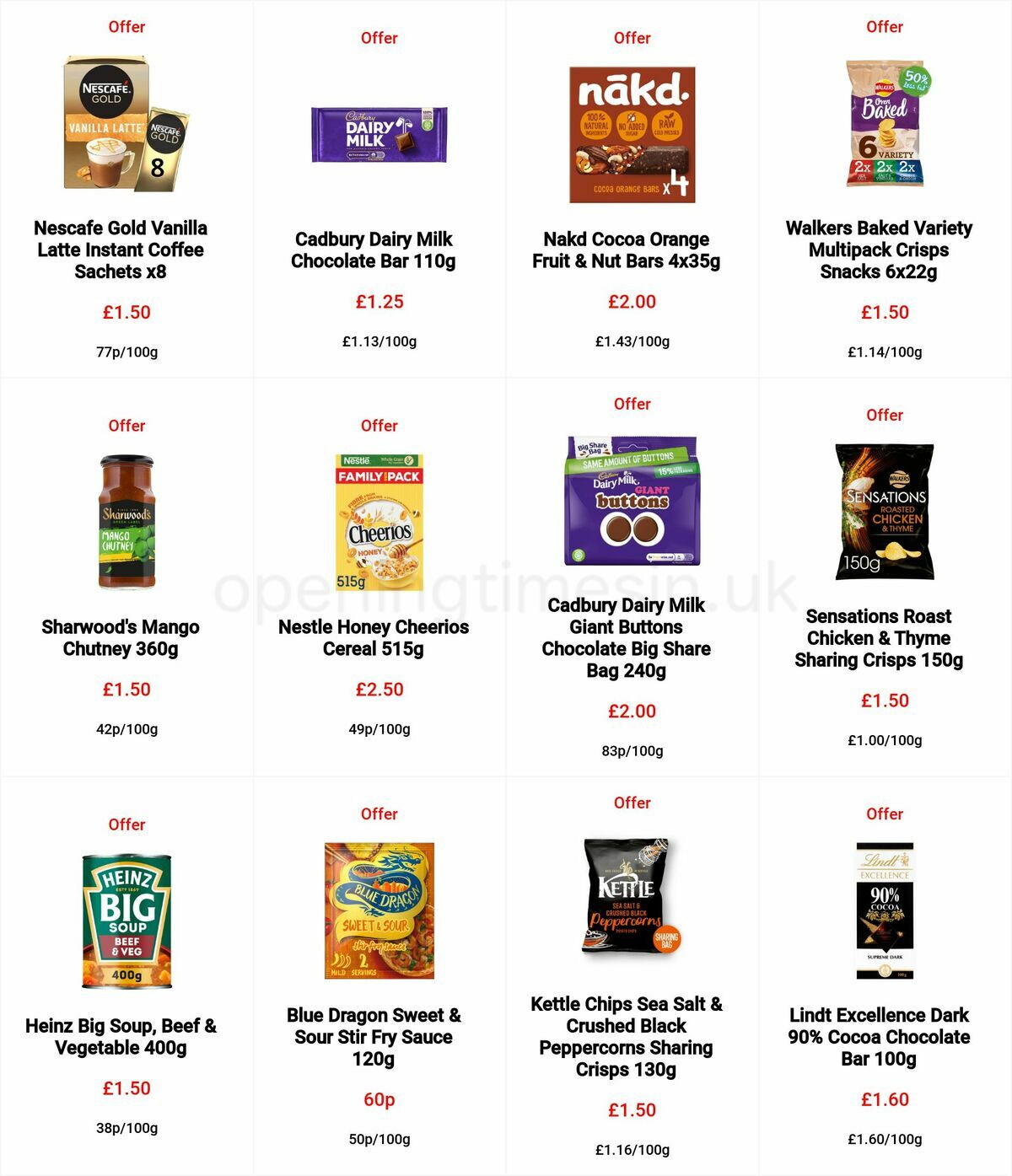 Sainsbury's Offers from 4 November