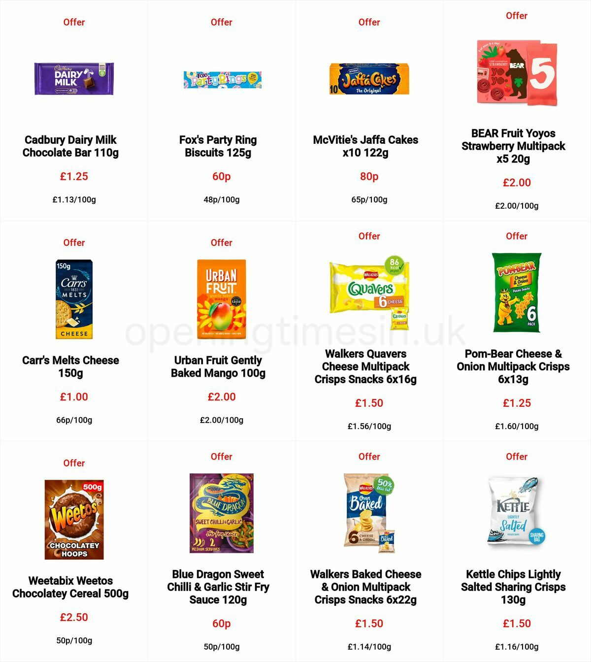 Sainsbury's Offers from 11 November