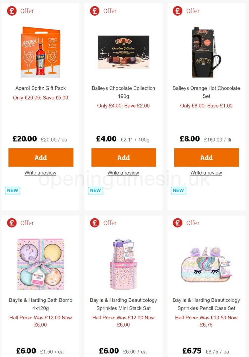 Sainsbury's Offers from 25 November