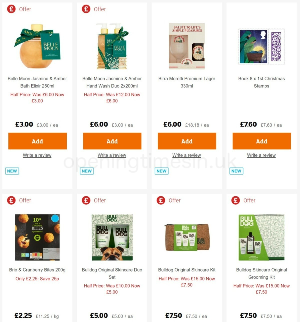 Sainsbury's Offers from 25 November