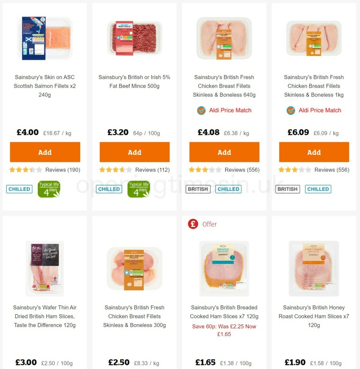 Sainsbury's Offers from 25 November