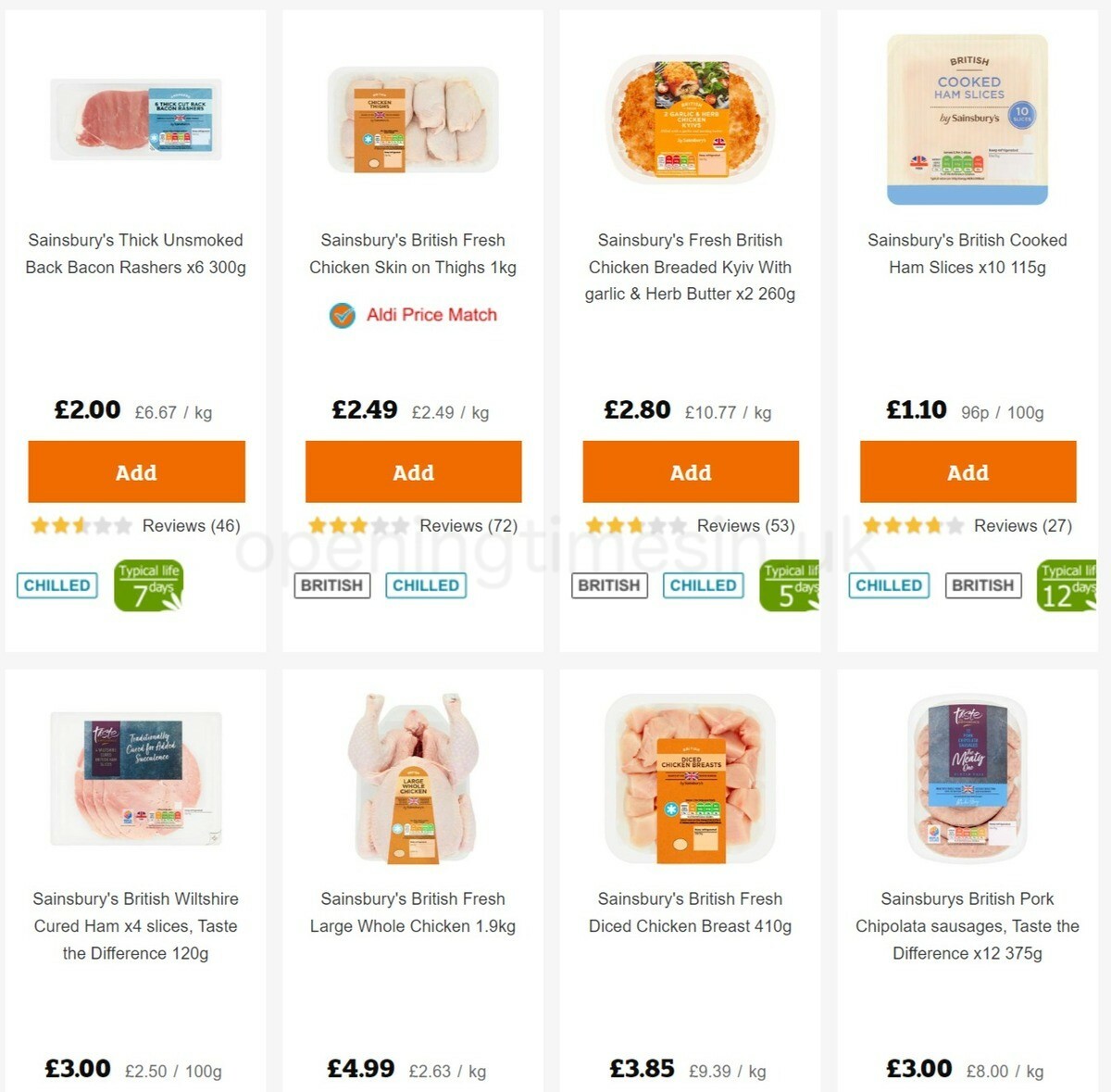 Sainsbury's Offers from 25 November