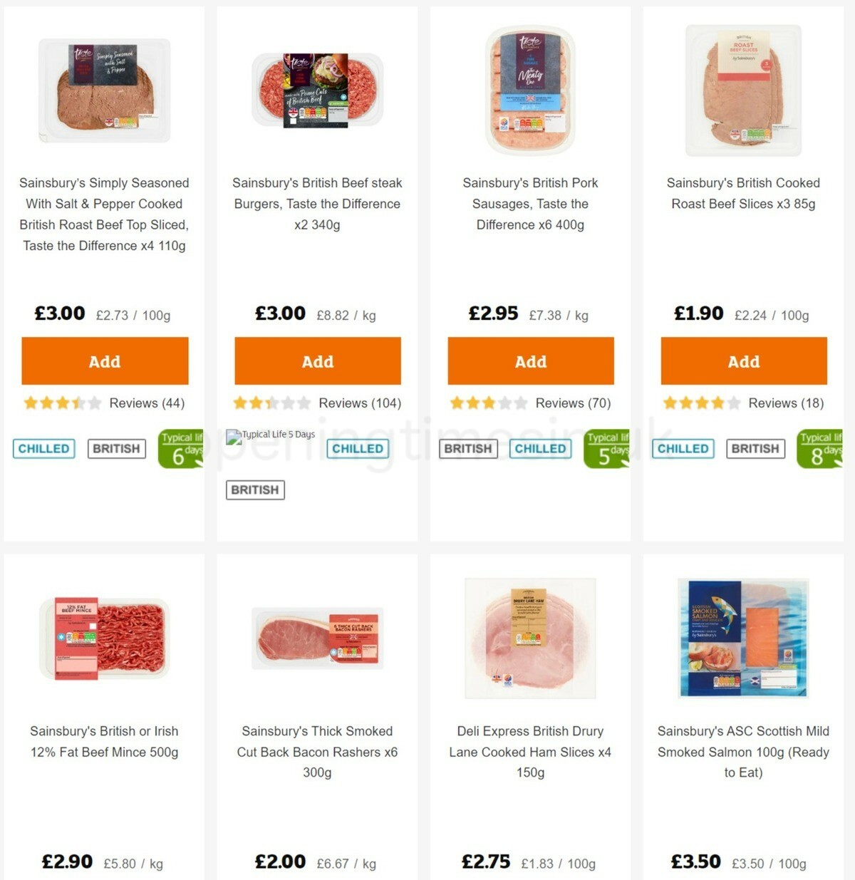 Sainsbury's Offers from 25 November