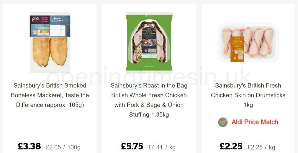 Sainsbury's Offers from 25 November