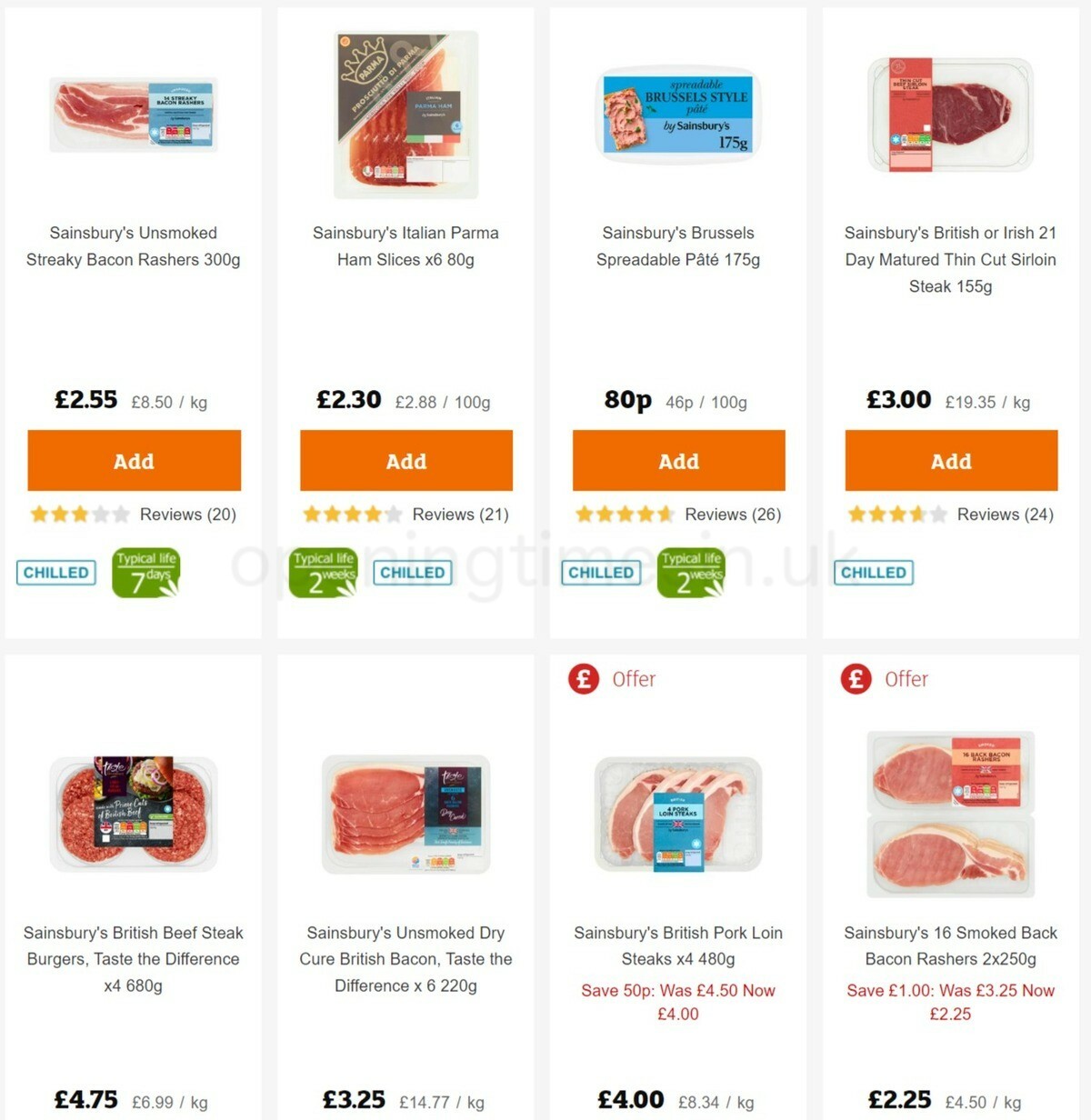 Sainsbury's Offers from 25 November