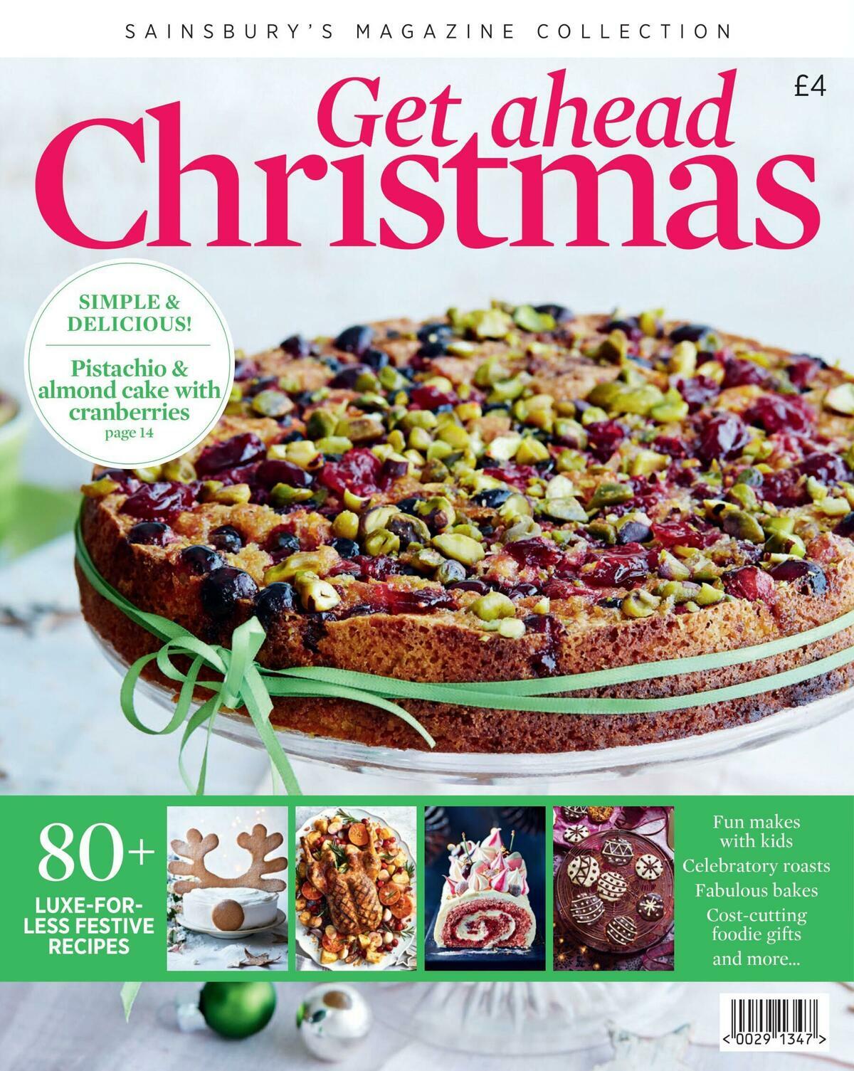 Sainsbury's Magazine Collection- Get Ahead Christmas Offers from 25 November