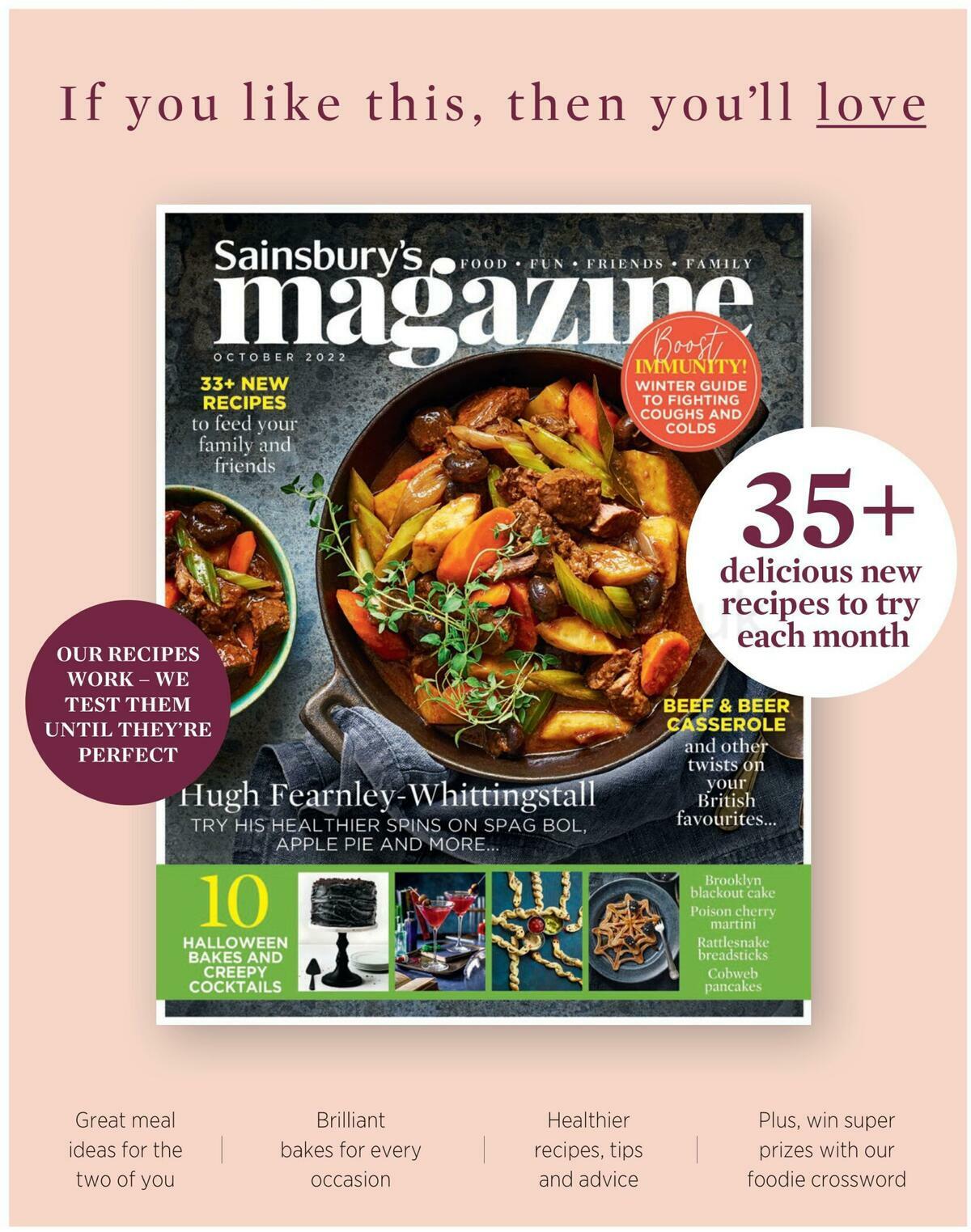 Sainsbury's Magazine Collection- Get Ahead Christmas Offers from 25 November