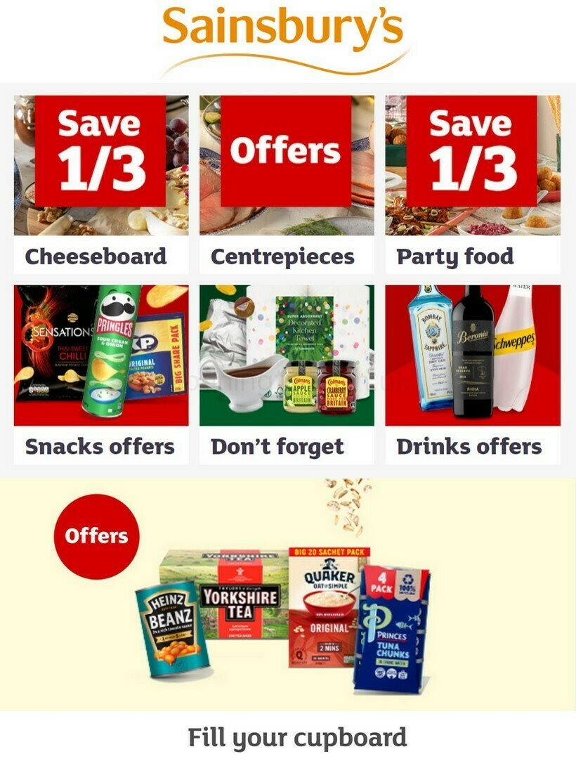 Sainsbury's Offers from 16 December