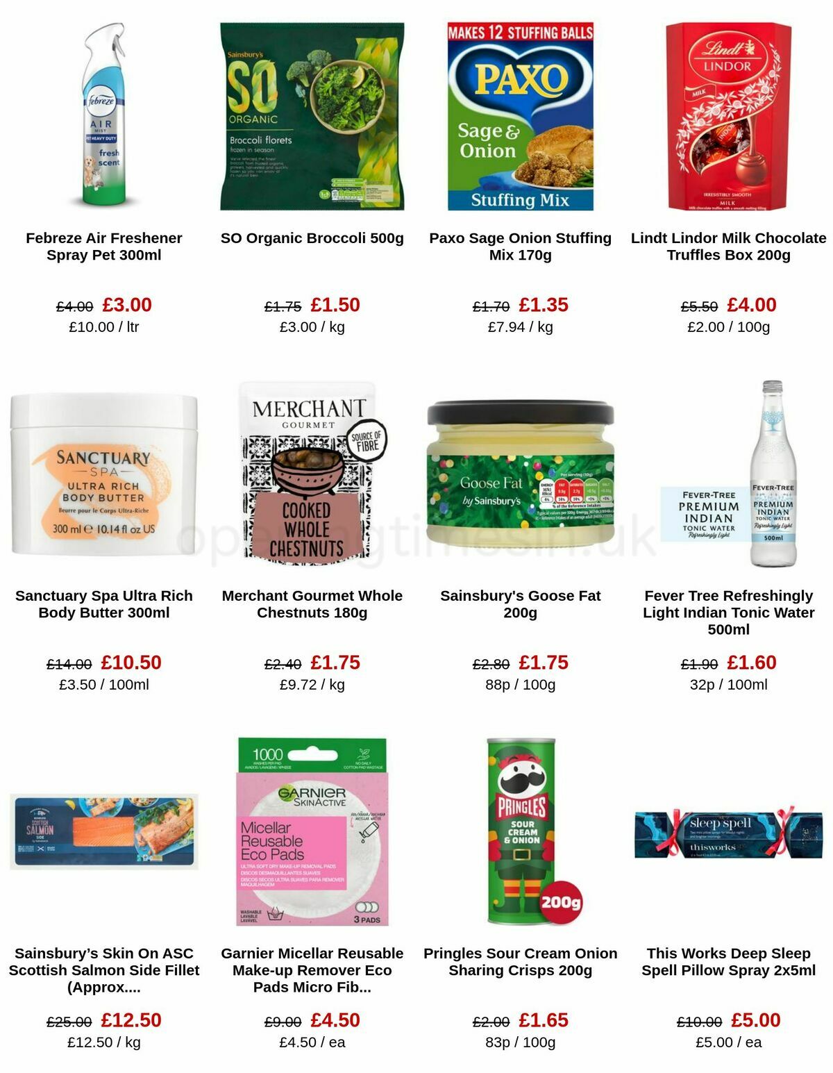Sainsbury's Offers from 16 December