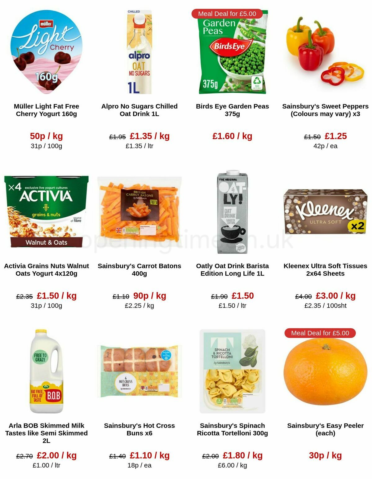 Sainsbury's Offers from 6 January