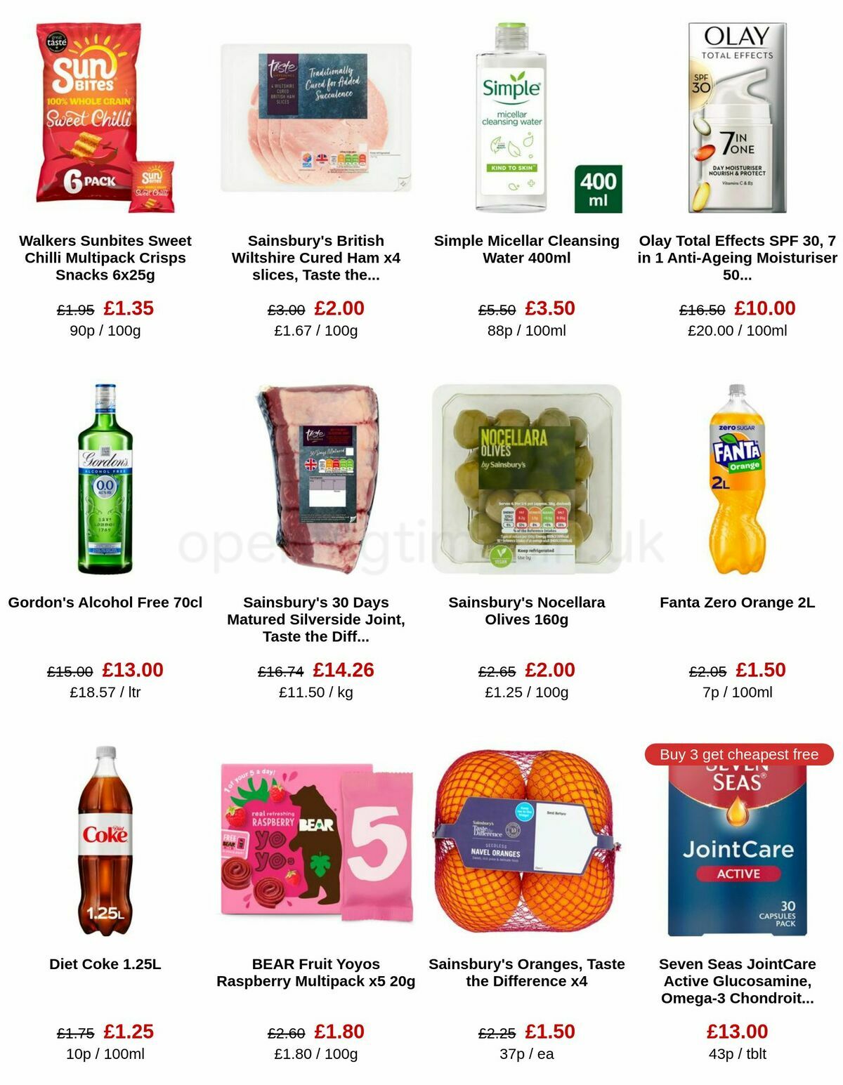 Sainsbury's Offers from 20 January