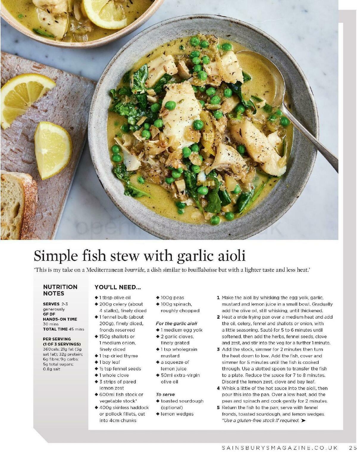 Sainsbury's Magazine February Offers from 1 February