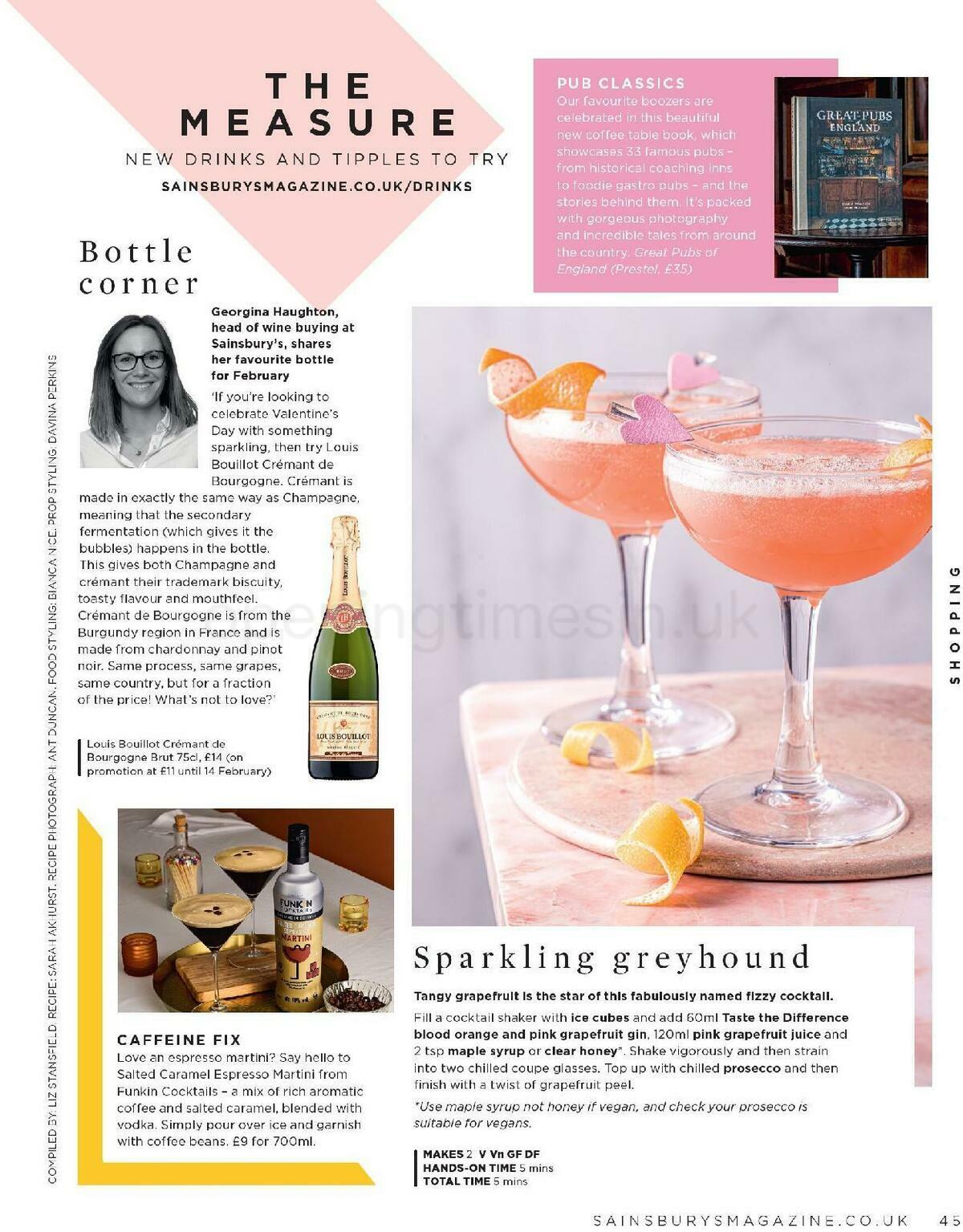 Sainsbury's Magazine February Offers from 1 February