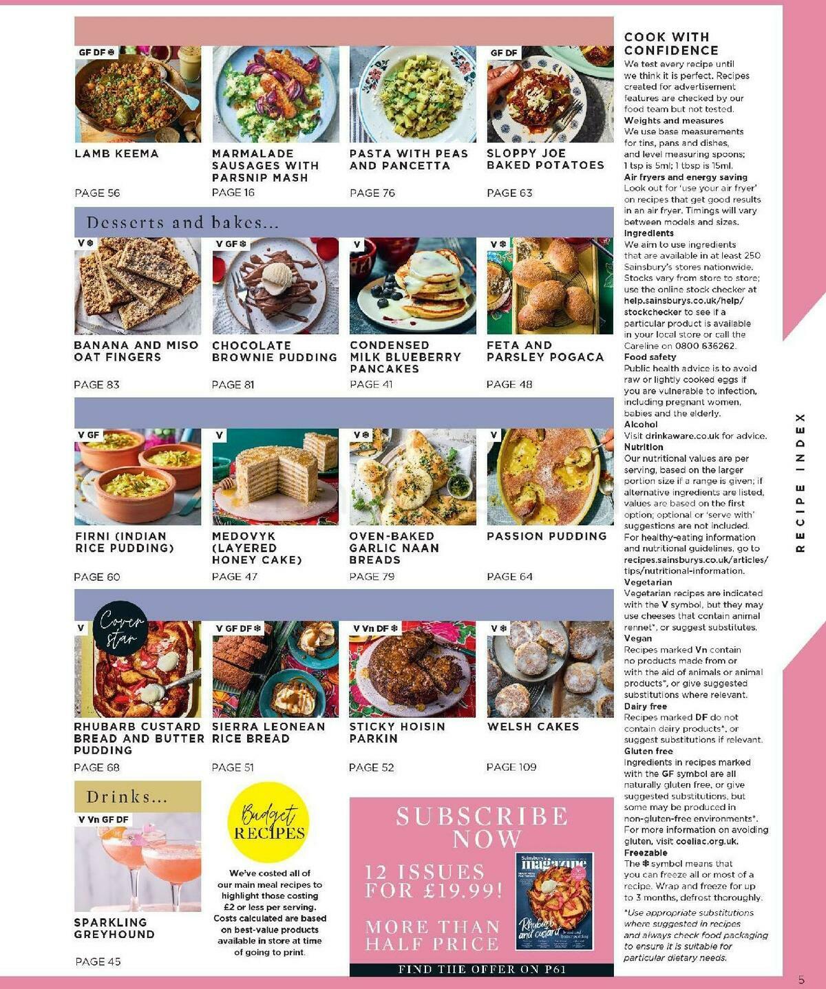 Sainsbury's Magazine February Offers from 1 February