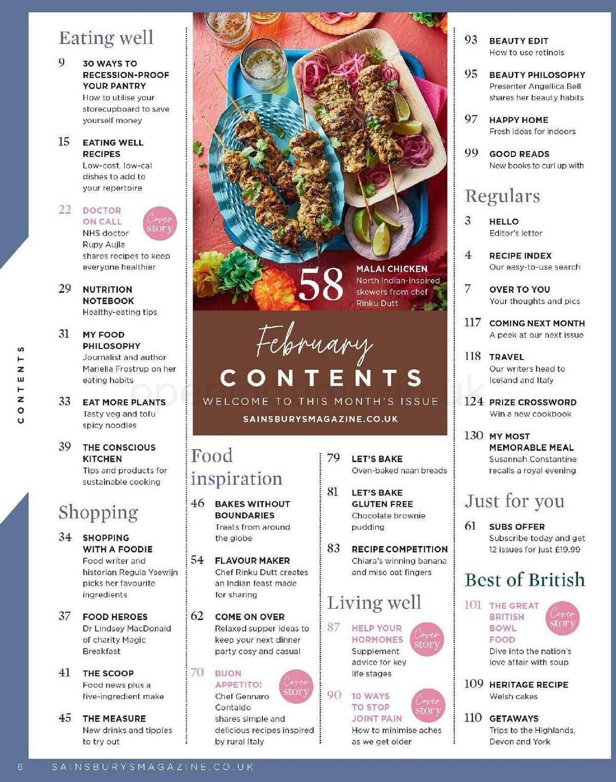 Sainsbury's Magazine February Offers from 1 February