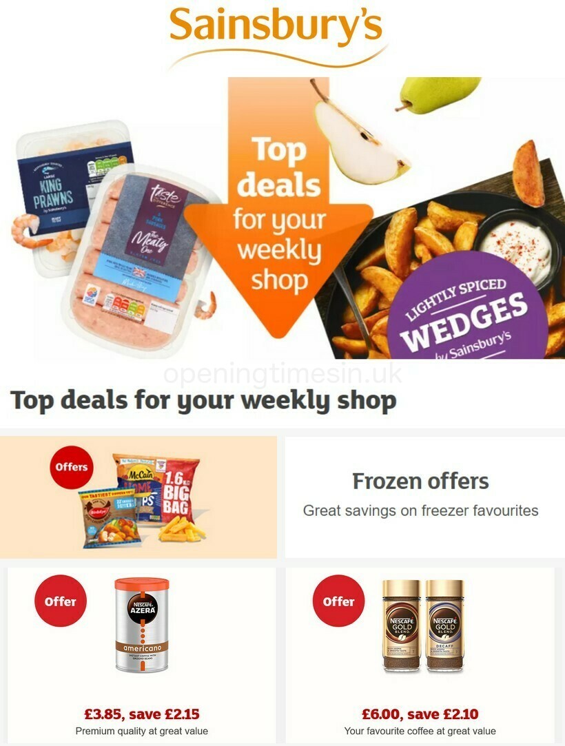 Sainsbury's Offers from 10 February