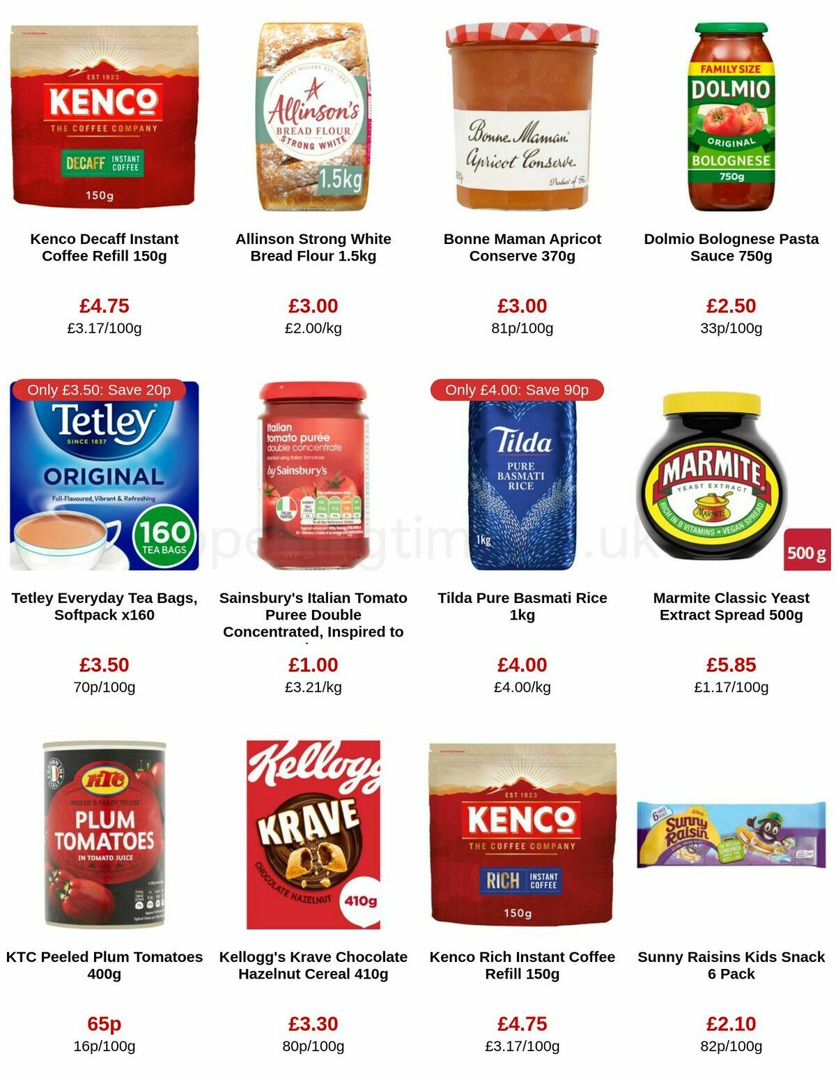 Sainsbury's Offers from 10 February