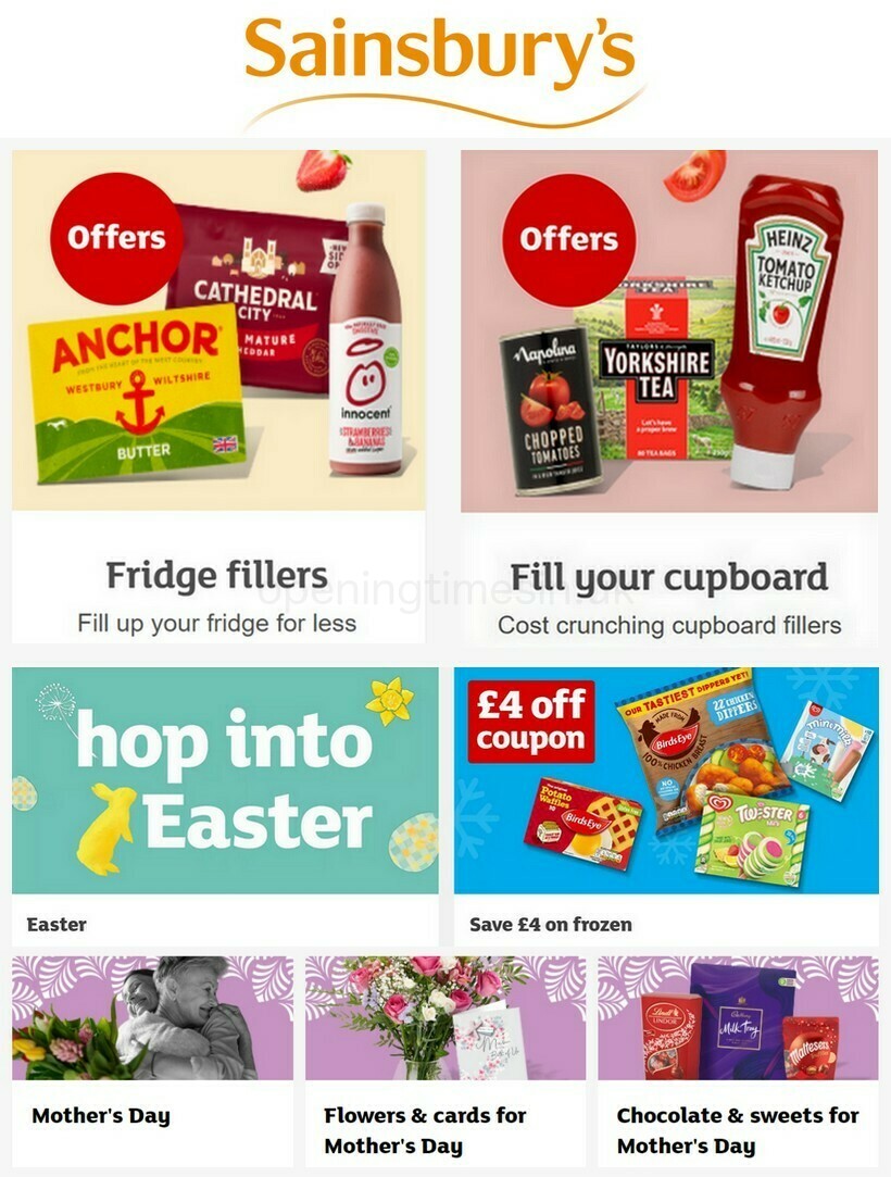 Sainsbury's Offers from 10 March
