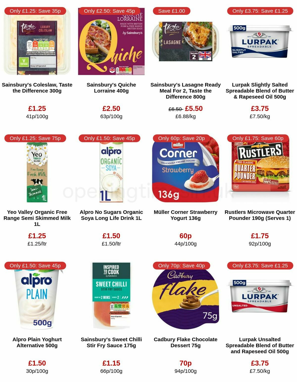 Sainsbury's Offers from 10 March
