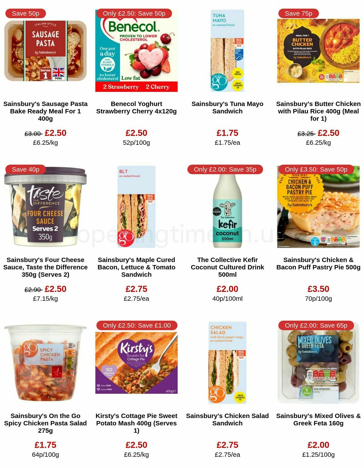 Sainsbury's Offers from 10 March