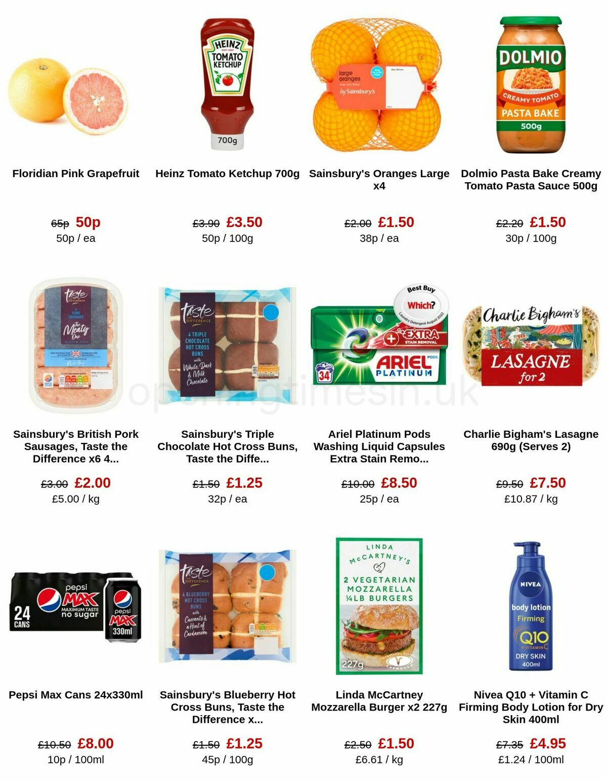 Sainsbury's Offers from 10 March