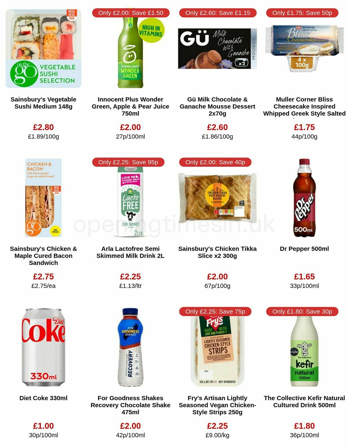 Sainsbury's Offers from 10 March