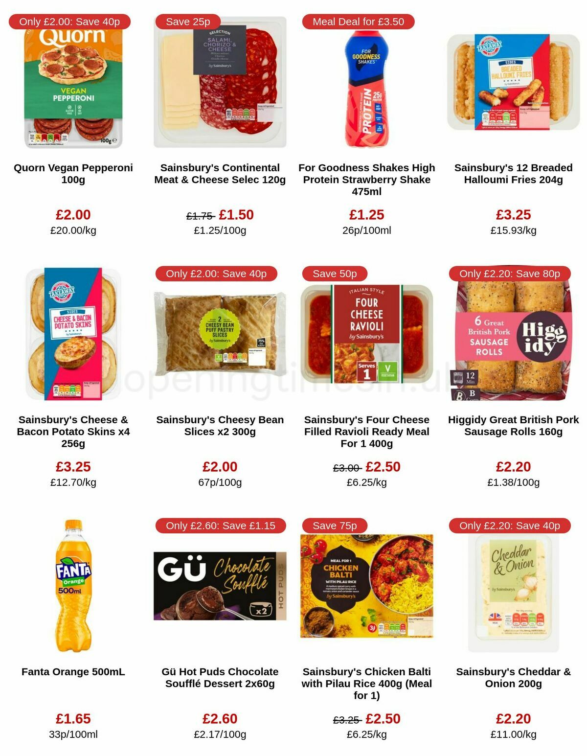 Sainsbury's Offers from 10 March