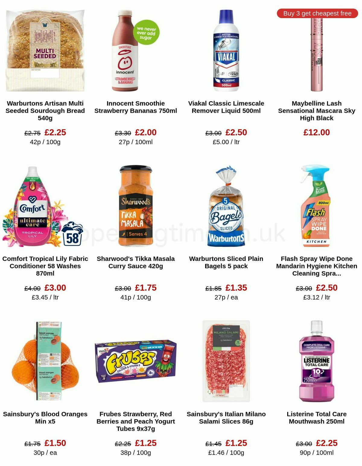 Sainsbury's Offers from 10 March