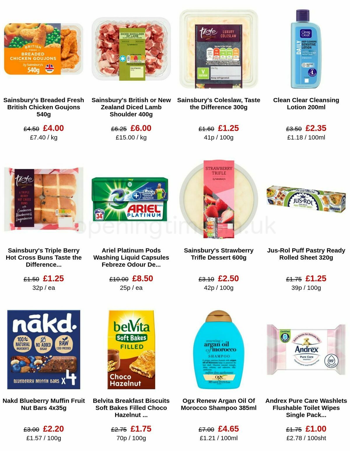 Sainsbury's Offers from 10 March