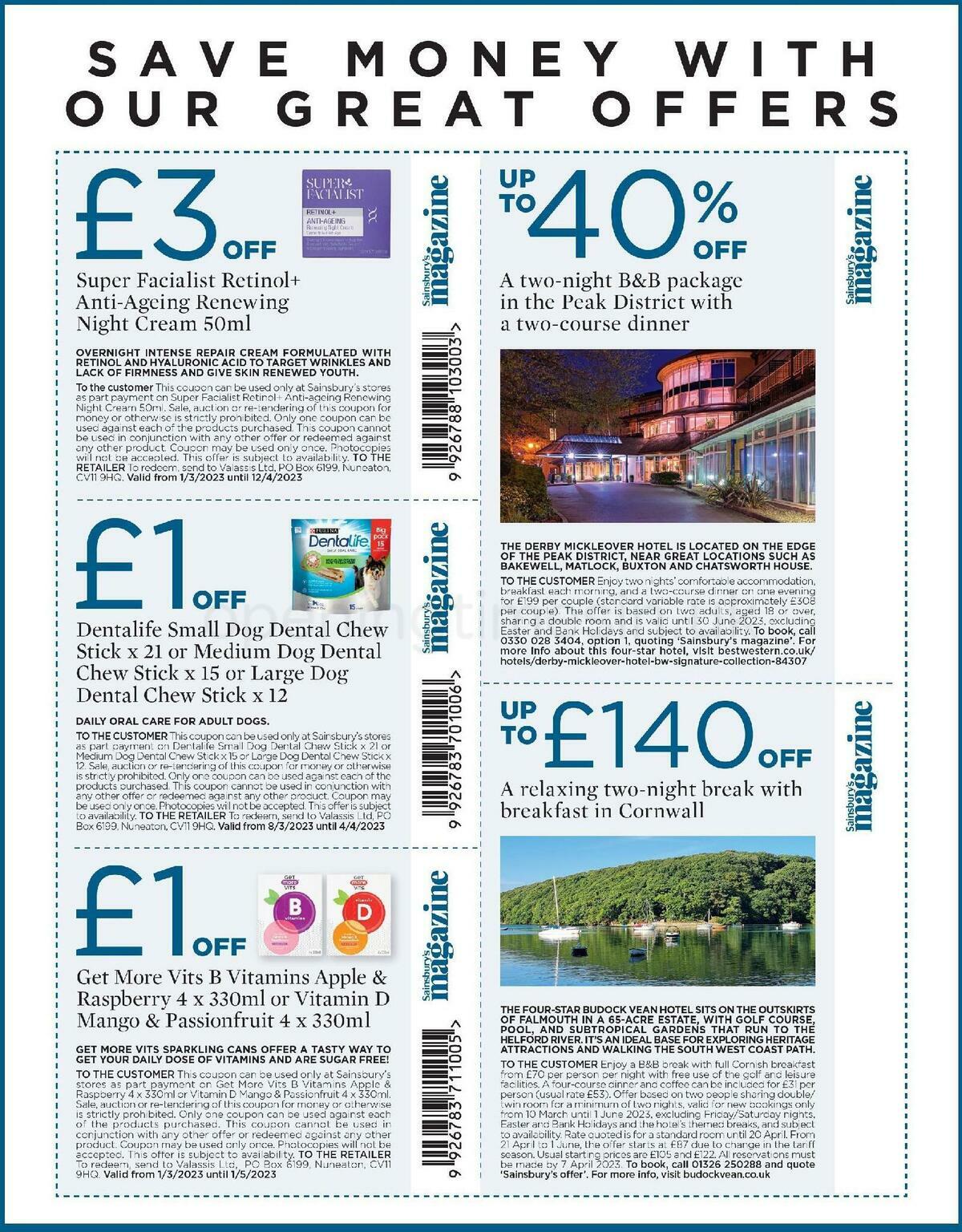 Sainsbury's Magazine March Offers from 1 March